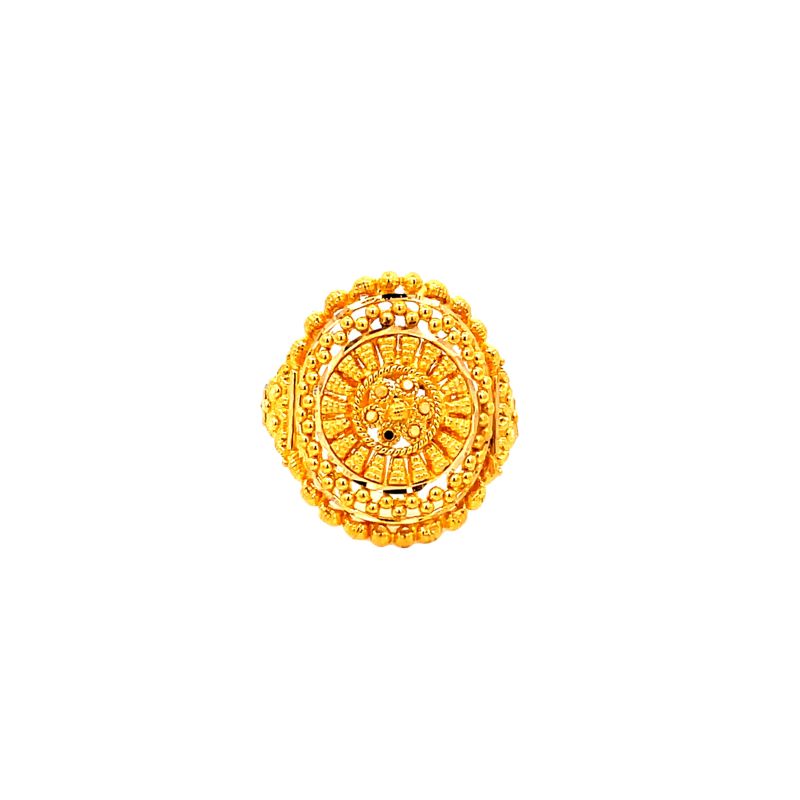 Gold Ring - 22K - size 7.75